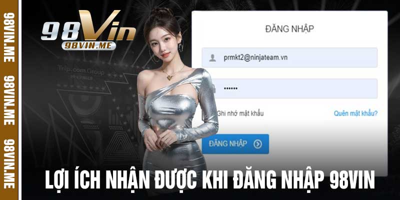 đăng nhập 98vin