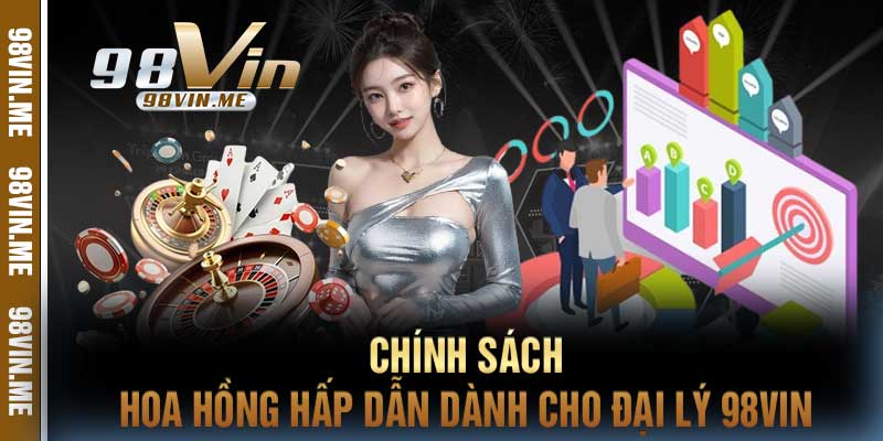 Chính sách hoa hồng hấp dẫn dành cho đại lý 98vin